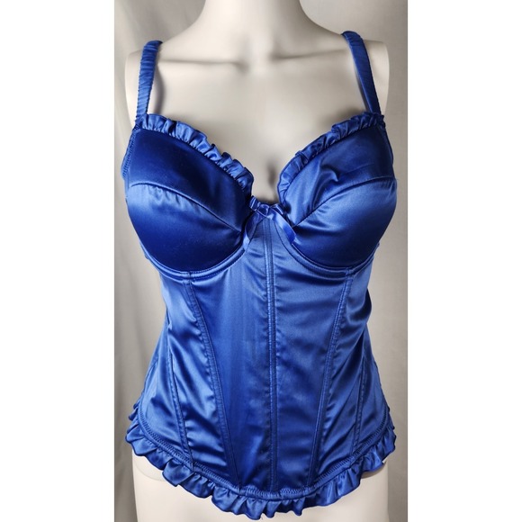 Affinitas Other - Royal Blue Satin Affinitas Y2K/2000s/ Edgy/Indie Bustier 38C
